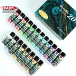 Hissico Metallic Acrylic Paint Set Premium 20 Colors, Professional Grade. Fixed Price $35.16.