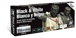 Vallejo Black And White Paint Set (8 Colors) - Hobby Model. Fixed Price $26.25.