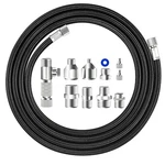 Hubest 10PCS Airbrush Adapter Set With 1.8M Nylon Braided Hose,airbr.... Fixed Price $27.40.