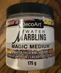 Decoart Water Marbling Magic MEDIUM-8OZ. Fixed Price $7.90.