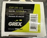 50ML Side Cup No. CP50-2 Grex Airbrush Accessory Model Painting New!. Fixed Price $21.99.