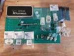Badger B2216 Airbrush RK-1 Renegade Krome Storage Case + Lot Of Spare Parts. Fixed Price $200.00.