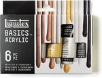 Liquitex Basics Acrylic Paint Set, 6 22ML (0.74-OZ) Tube Metallic &. Fixed Price $21.99.