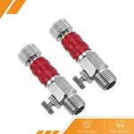 2PACK 1/8 Brush Connector Airflow Control Valve Quick Release Red. Fixed Price $19.06.