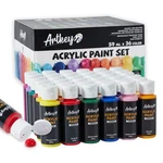 Artkey Acrylic Set - 36 Colors 2 OZ/59 Ml Professional A.... Fixed Price $45.79.