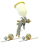 Paasche Lxg Hvlp Spray Gun W/ 1.4MM Head. Also Included Are 1.7MM & 2.0MM Heads. Fixed Price $122.57.