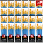 Aroic Acrylic Paint Brush Set, 36PACK/360PCS Nylon Hair 360PCS, Blue. Fixed Price $65.22.