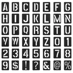 Zeyiyer 3 Inch Letter Stencils And Numbers For Spray Painting Reusable Templ.... Fixed Price $10.01.
