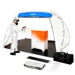 Portable Paint Tent, Large Booth With Built-in Floor, Mesh Screen, Wind.... Fixed Price $59.92.