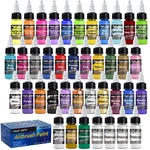 Homy Arty Airbrush Paint - 36 Colors 0.79 Litri, With 4 Thinner. Fixed Price $47.99.