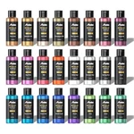 Abeier Metallic Acrylic Paint, Set Of 24 Colors 2OZ/60ML Bottle,. Fixed Price $42.34.