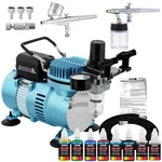 Cool Runner Ii Air Brush Kit With Compressor Dual Fan, Gravity & Siphon F.... Fixed Price $183.20.