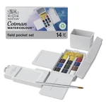 Winsor & Newton Cotman Watercolor Paint Set, Field Pocket 12 Half Pan (new). Fixed Price $40.00.