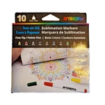 Sublimation Markers Artesprix Iron Ink Basic Colors Fine Tip 10CT. Fixed Price $9.96.