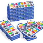 Shuttle Art 16 Colors Watercolor Paint Set Bulk, 15 Pack, With Brushes For Kids. Fixed Price $39.71.