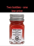 Two Testors Paint Grapefruit Gloss Enamel 1/4OZ Jar Plastic Model Car TES1196. Fixed Price $12.99.