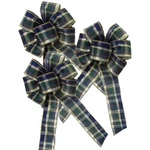 Wired Blueberry Plaid Christmas Wreath Bows - For Decorations. Fixed Price $7.89.